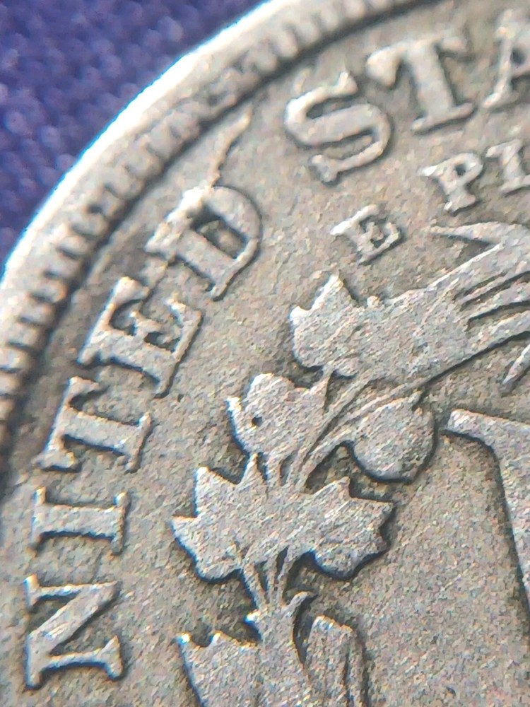 NICE 1912-D LIBERTY "V" NICKEL - VF ~Reverse LAMINATION ERROR~