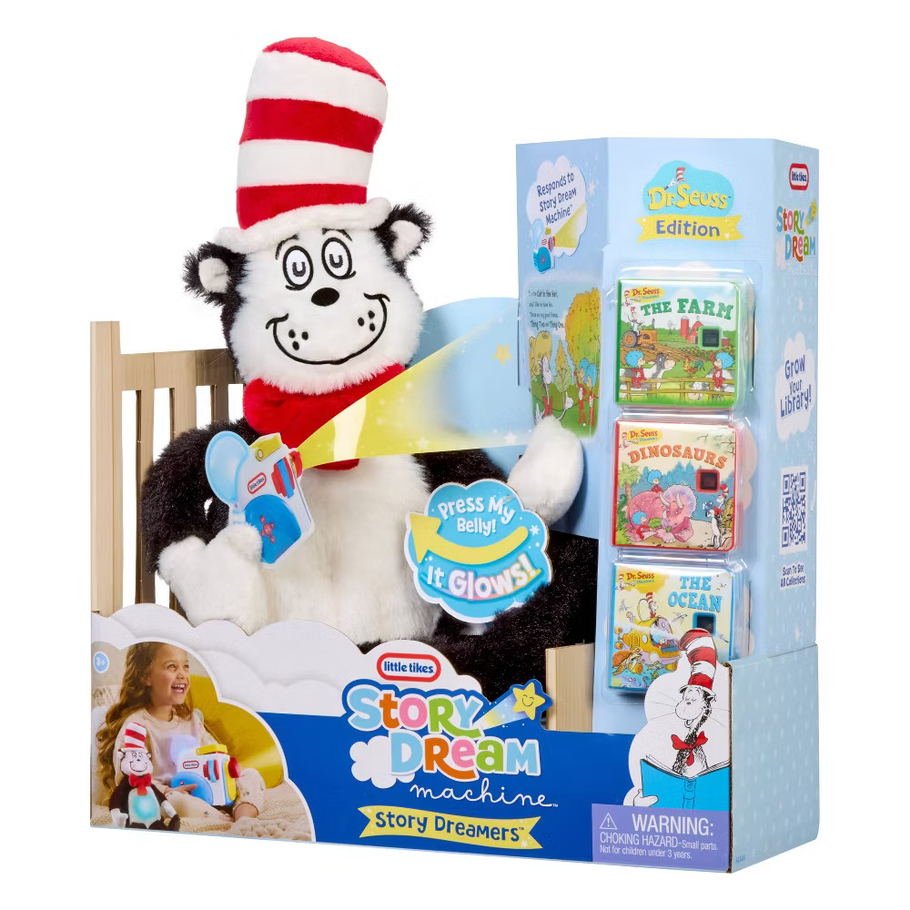 Little Tikes Story Dreamers Cat in the Hat Plush, Dr. Seuss Toy