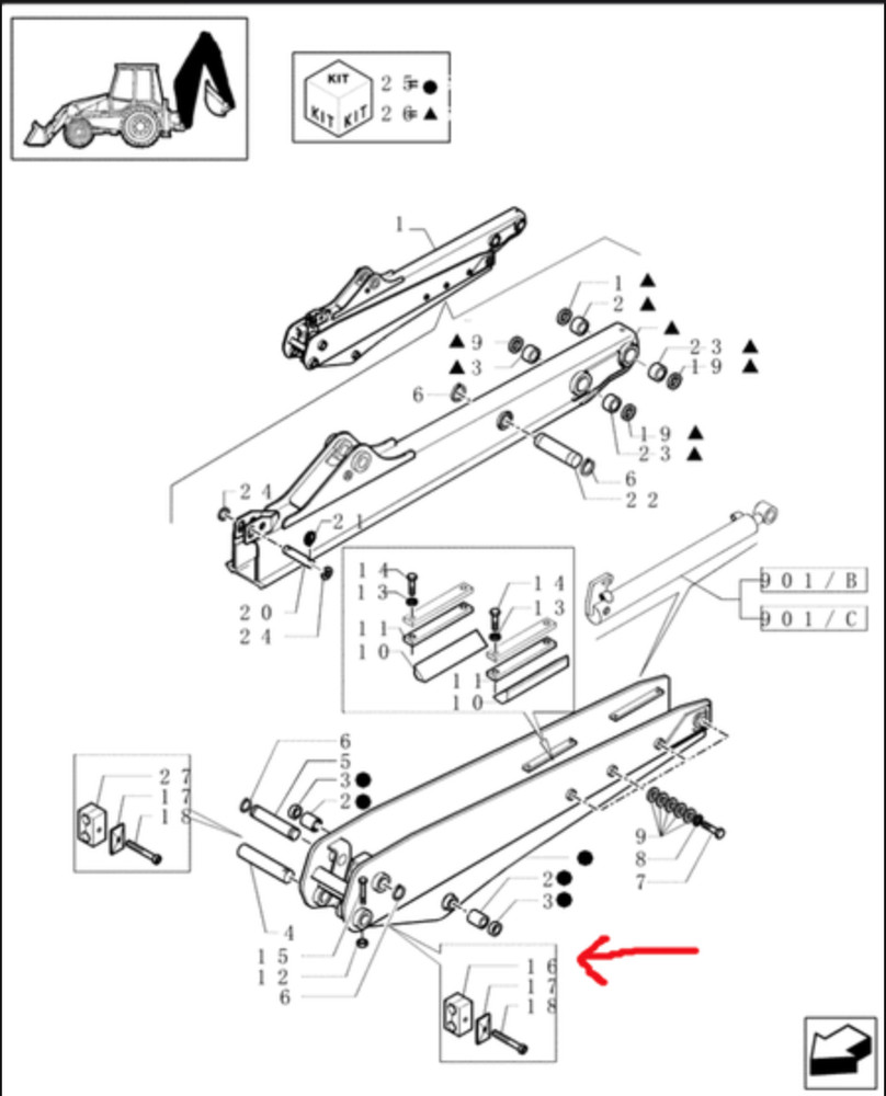 CNH 87392513 Clamp