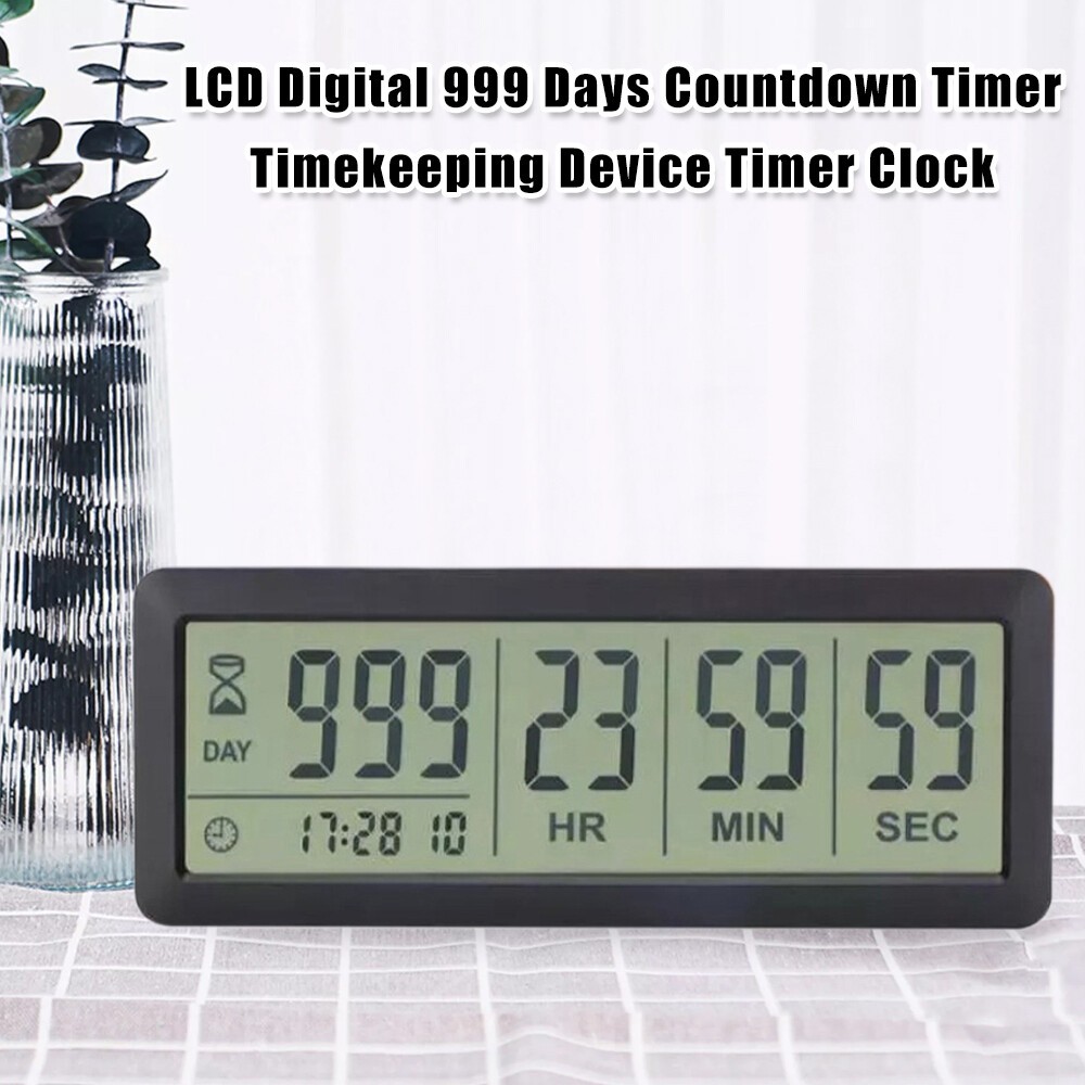 999 Days Count Down Clock Digital Countdown Days Timer Clock Time Management