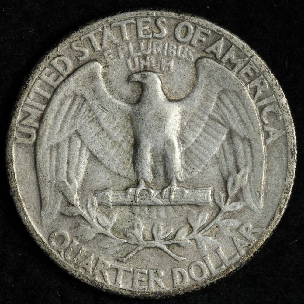1934 Washington Silver Quarter XF E304 RSB