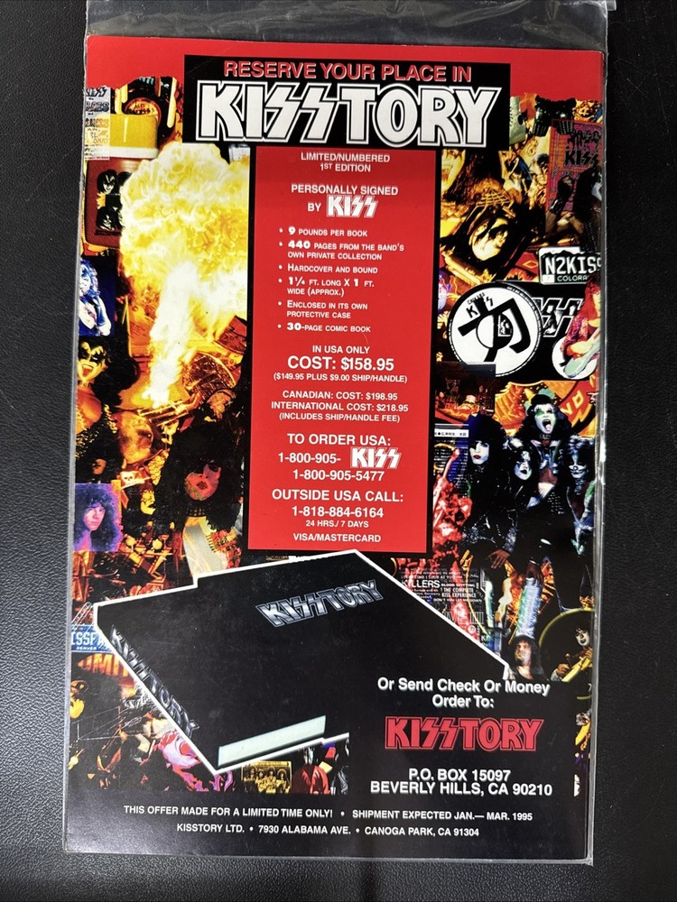 KISS 1st First Worldwide Convention (1995-96)~ Small 34 Pg. Booklet PROGRAM BOOK