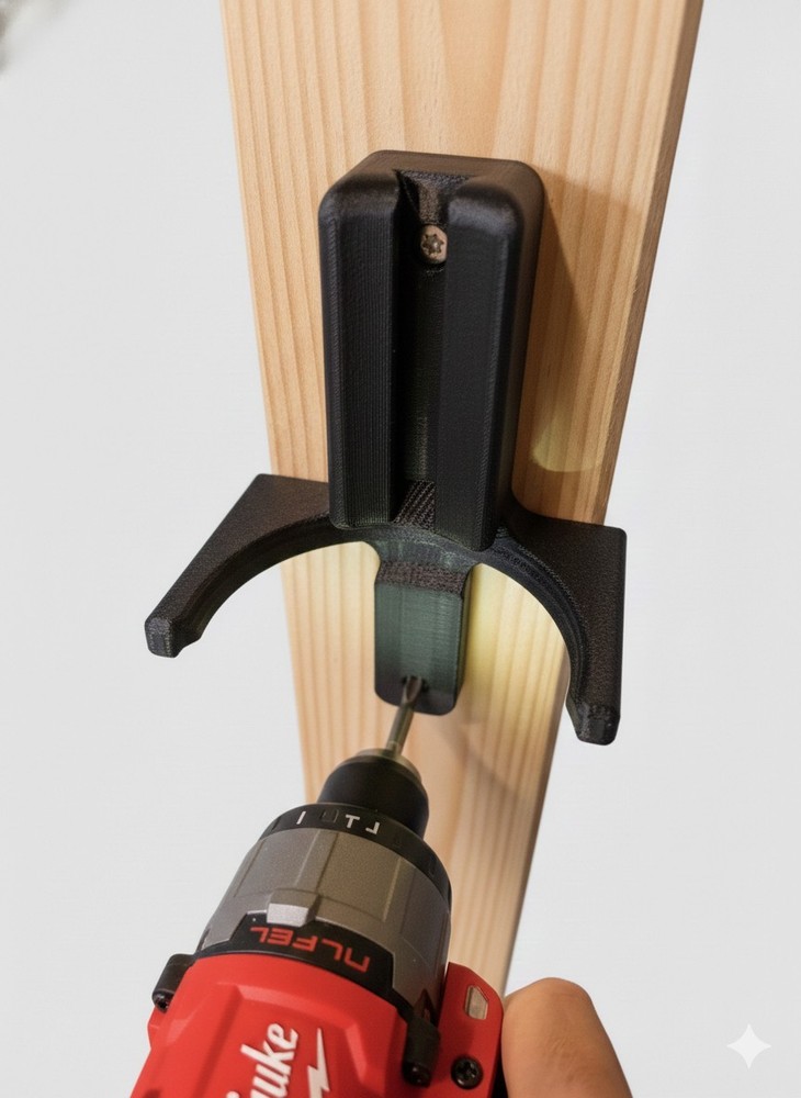 Funnel Holder/Drip Drain Removable Cup Wall Mount Or Workbench Accessory