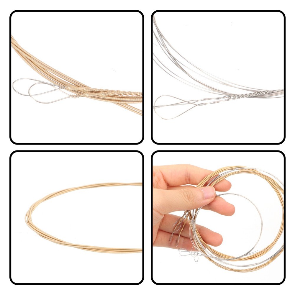1 Set Mandolin Strings Mandolin Replacement Strings Stainless Steel mandolin