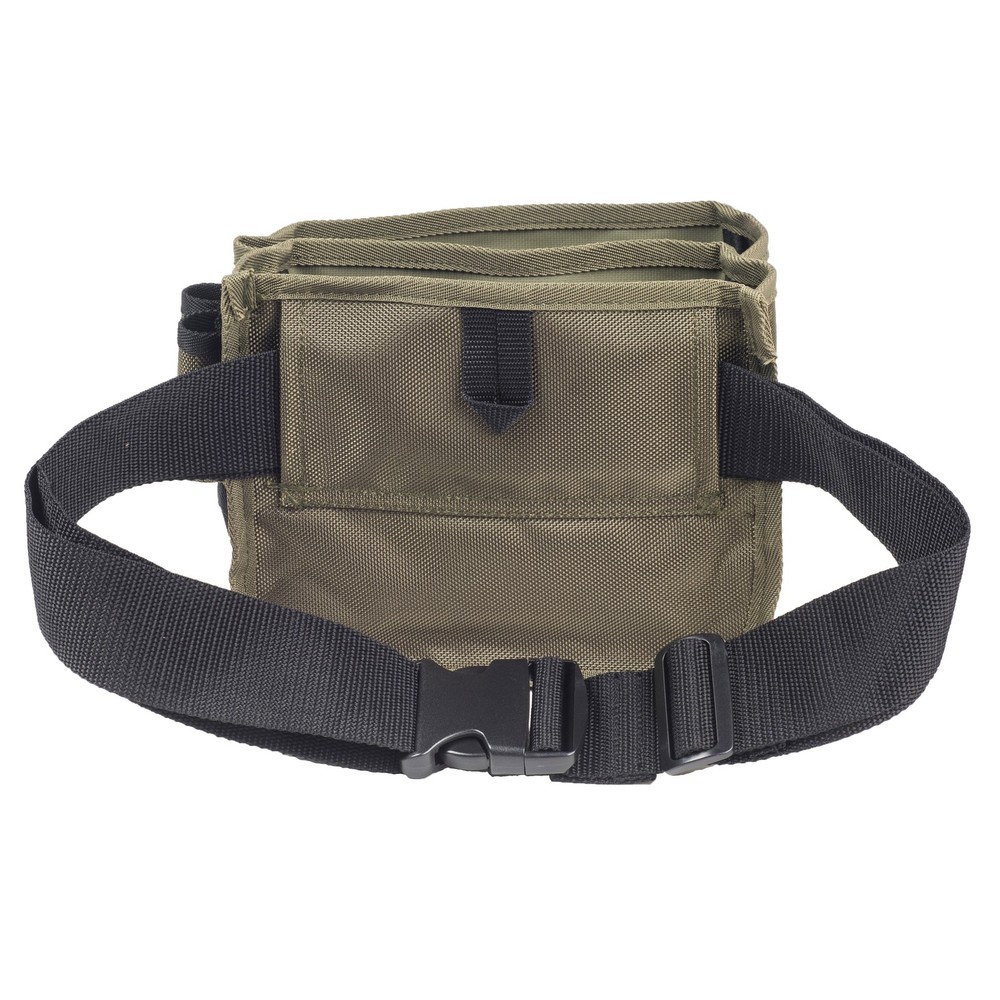 Pro Green Small Trap Shooting 1 Shell Ammo Pouch Holder Poly Durable Compact