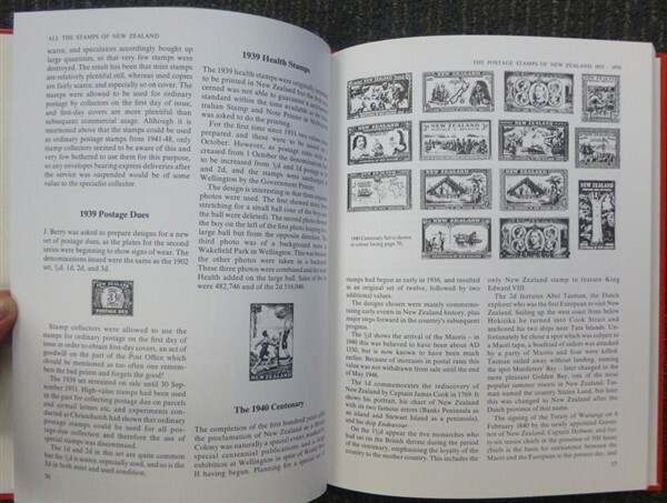 ALL THE STAMPS OF NEW ZEALAND BOOK FRANKS (ID:LIT03)