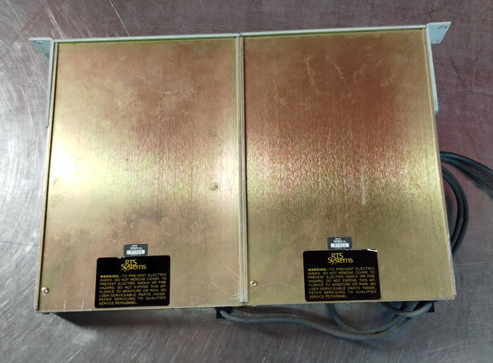 2 RTS Systems Audio Distribution Amplifier Model 416 - Rack Mount - USED