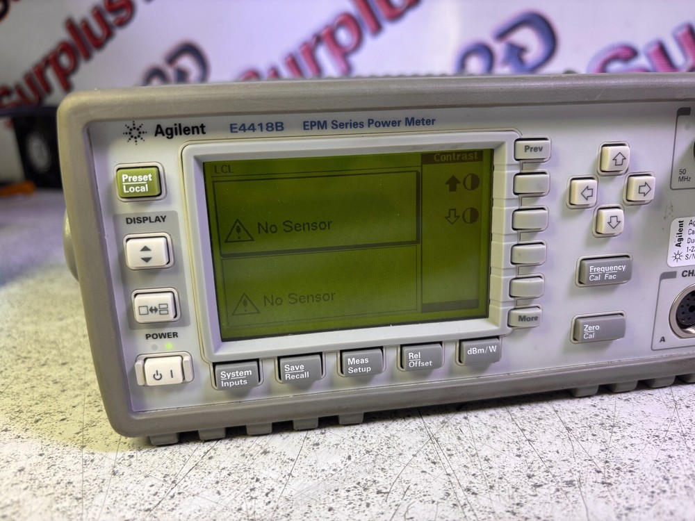HP Agilent E4418BEPM Series Power Meter with Casing