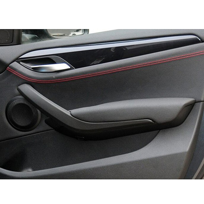 Black Right Inner Door Panel Handle Pull Trim Cover For BMW X1 E84 2009-2016