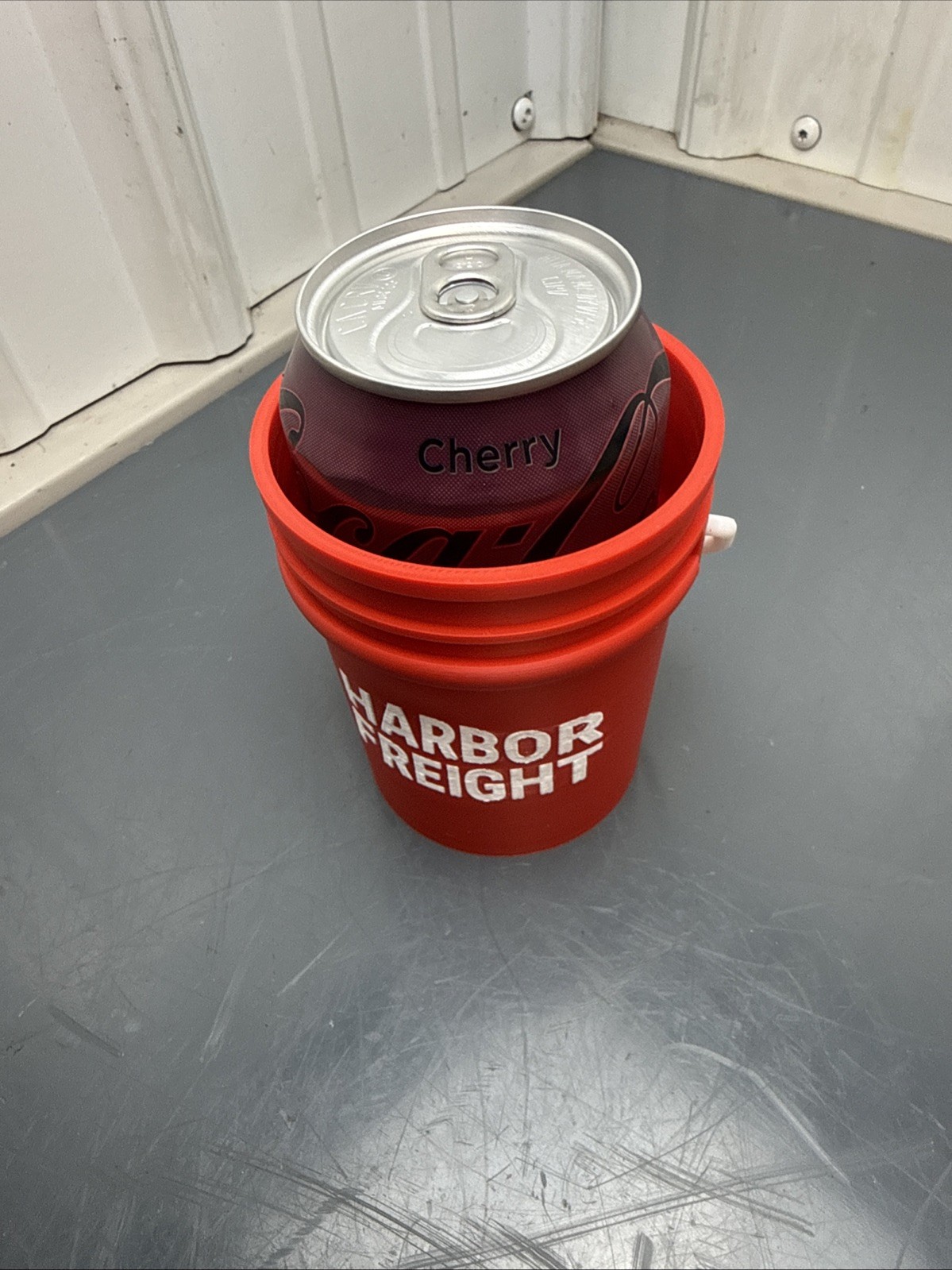 Harbor Freight mini bucket koozie