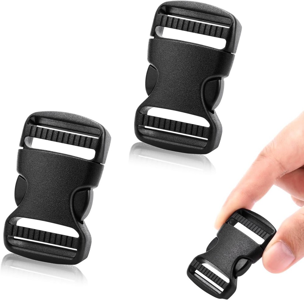 3pcs 1" Inner Dia. Plastic Buckles for Strap Replacement, Quick Side Release ...
