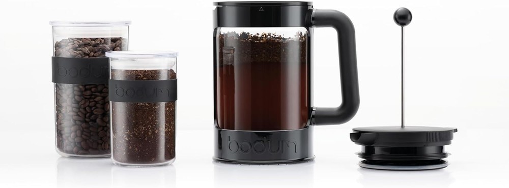 Innovative 51oz Cold Brew Coffee Brewer with Silicone Lids & Locking System