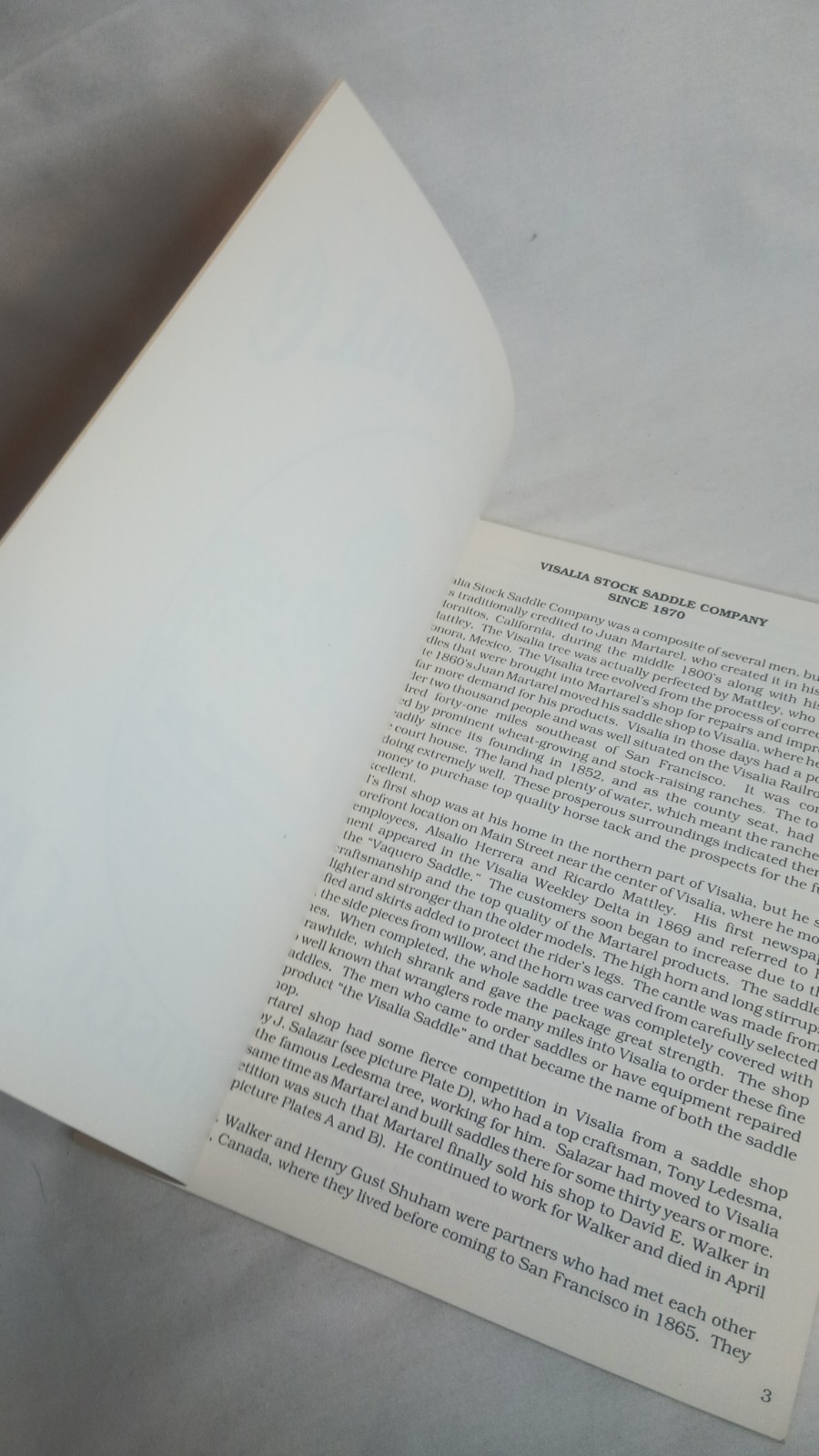 Visalia Stock Saddle CO Catalog 1923 Reproduction Jeri Pitman