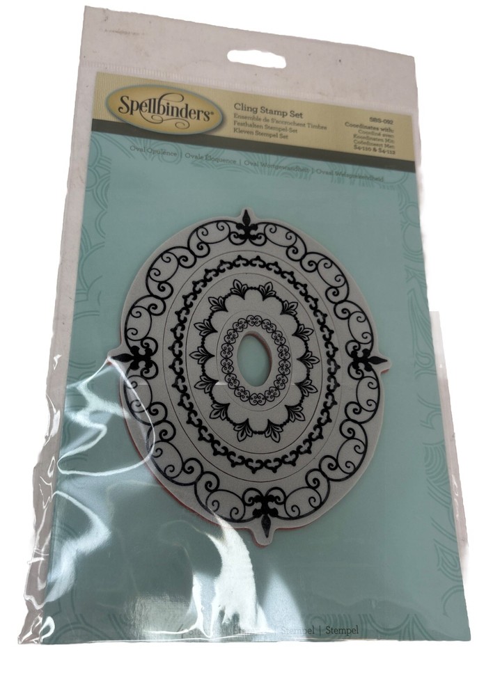 Spellbinders Shapeabilities Oval Frames 4 Stamps