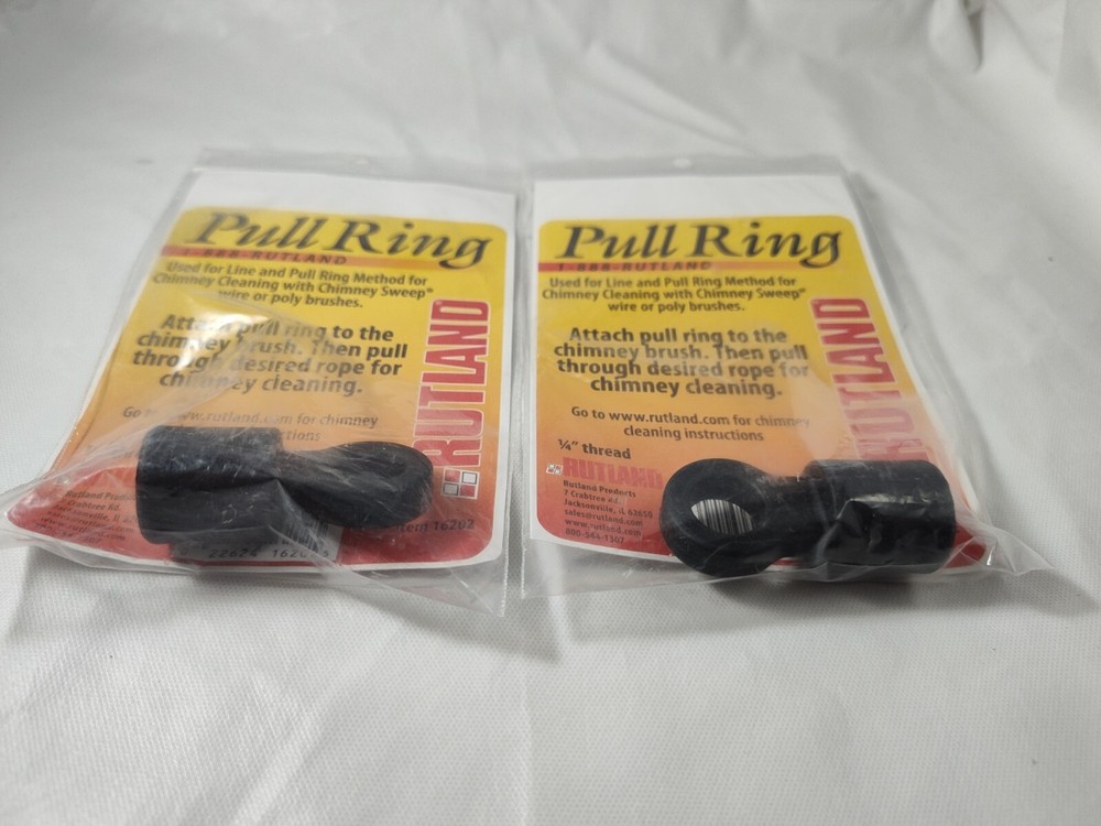 Rutland Pull Ring 1/4 "Thread For Line and Pull Ring Method (Pack Of 2)