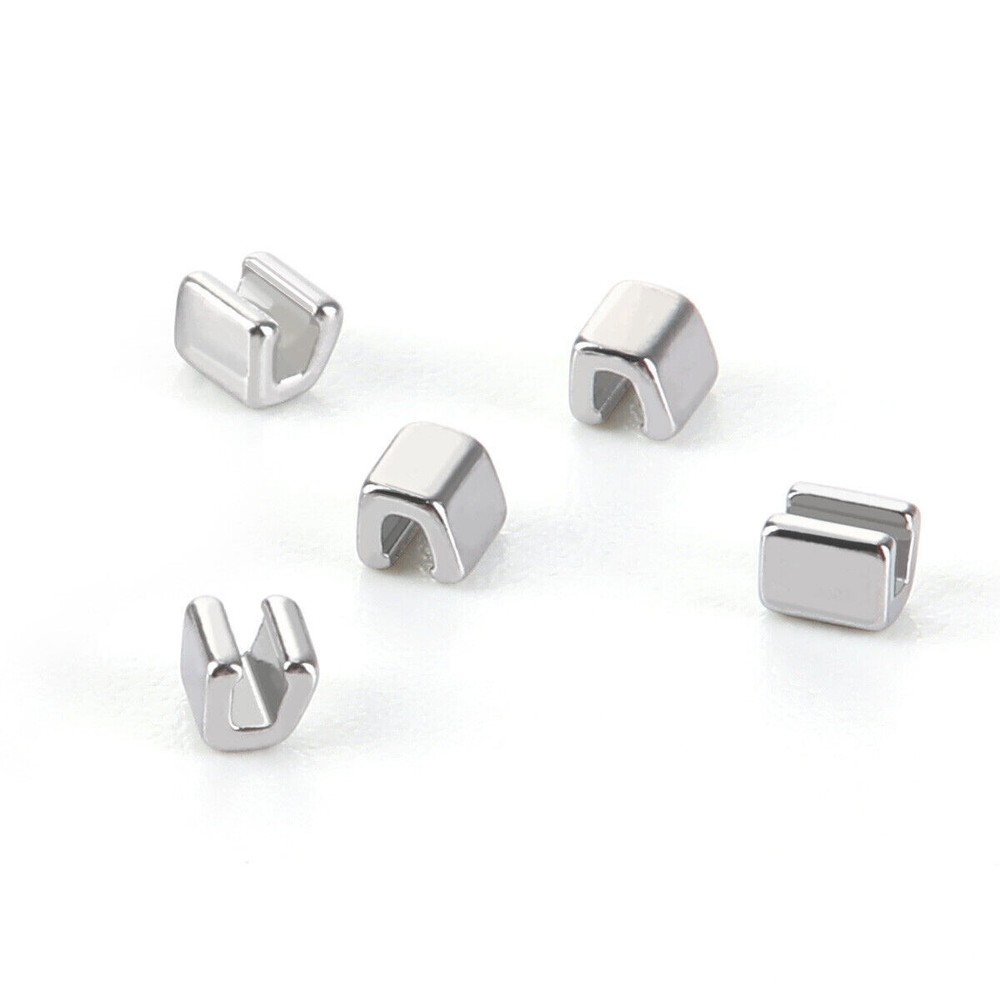 10Pcs/Pack Dental Orthodontic Stainless Stee Crimpable Hooks Stops Opened Type