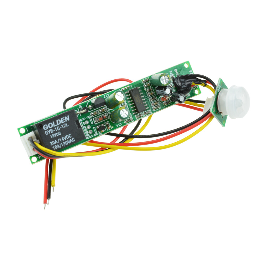 DC 12V 5A IR Pyroelectric Infrared PIR Motion Sensor Detector Module