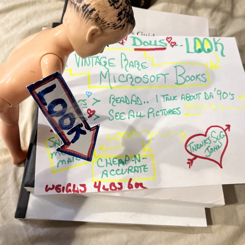 Microsoft FoxPro Version 3.0 1995 VTG Computer Manual Book Guide + Visual 4.0