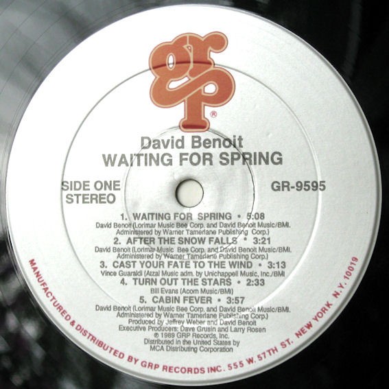 David Benoit - Waiting For Spring (LP) (Mint (M)) - 4049937445