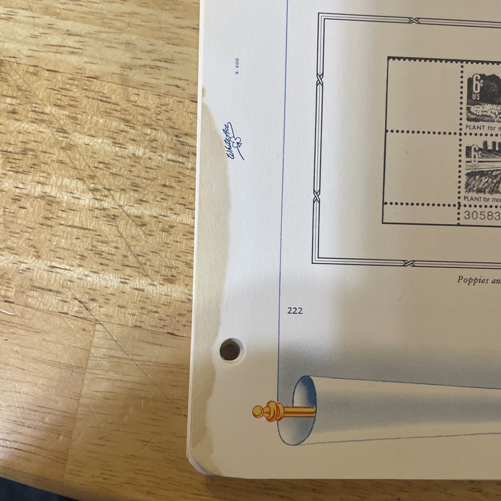 White Ace Historical Stamp Album Pages For US Liberty Series 1954 To 1982