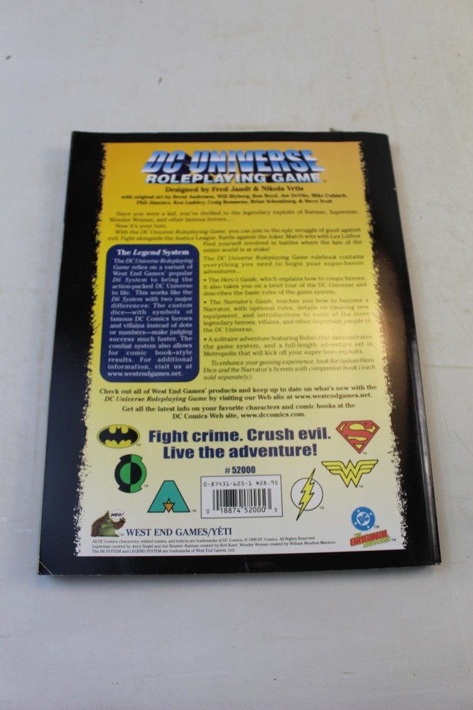 DC Universe Roleplaying Game 1999