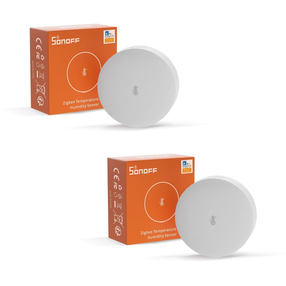 SONOFF SNZB-02P Smart Zigbee Temperature and Humidity Sensor Thermometer 2 Pack