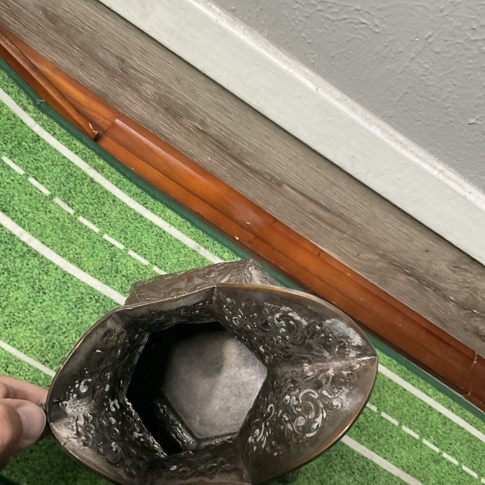 SILVERPLATE on Copper PITCHER Dutch Colonial