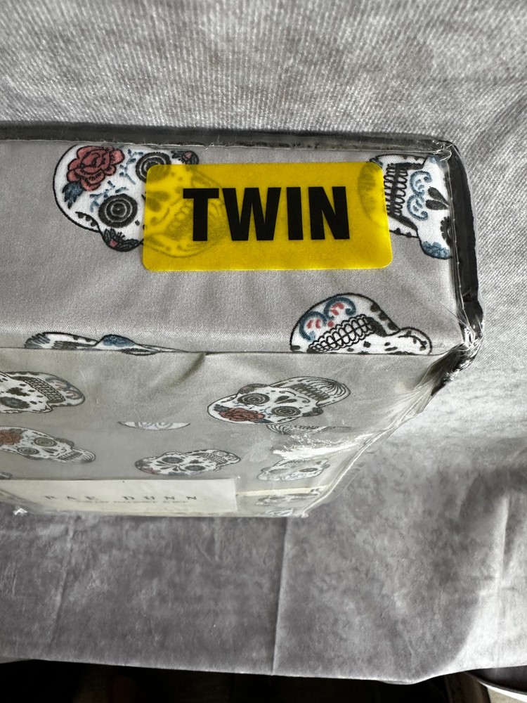 Rae Dunn Skull 3pc Twin sheets