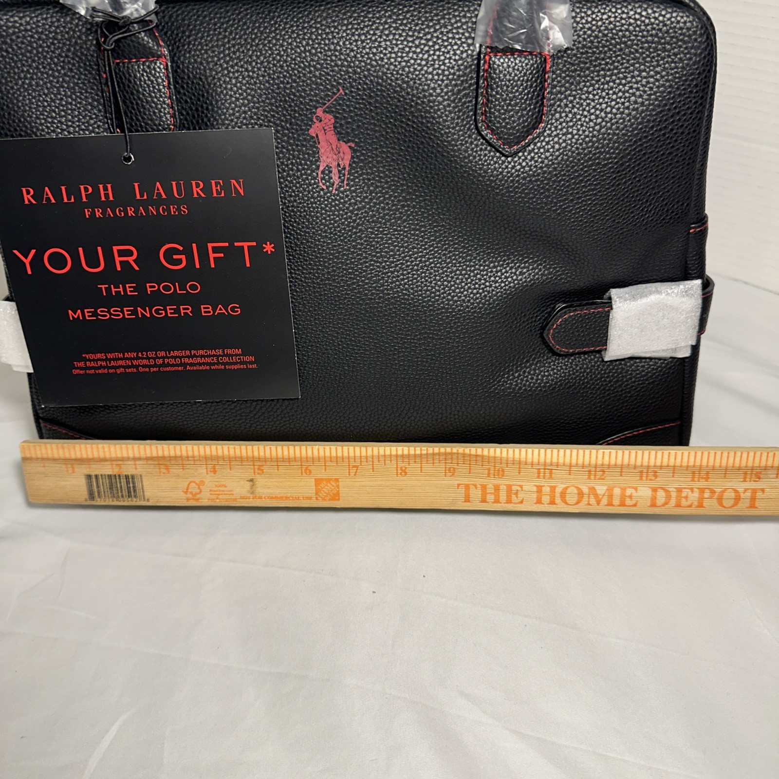 Ralph Lauren Fragrances The Polo Messenger Bag, Small Duffel Bag New Release NWT