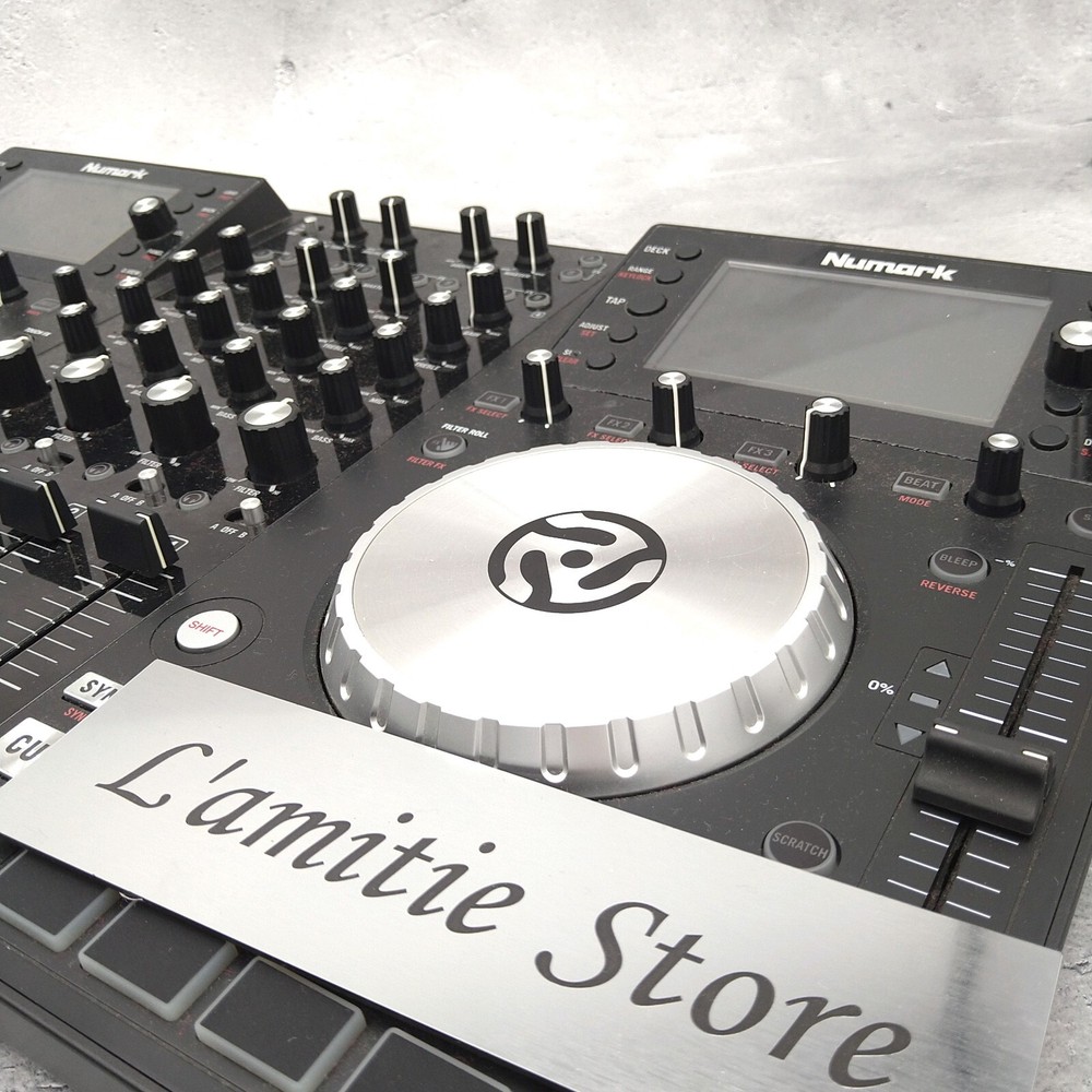 Numark NV 4-Deck Dual-Display USB DJ Controller Used Tested