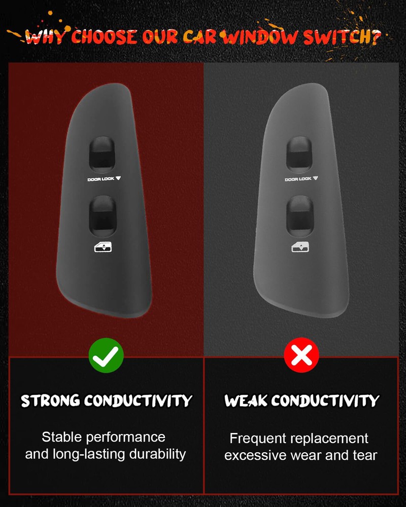 Window Switch Bezel Panel Passenger Gray for 2002-2009 Dodge Ram 1500 2500 3500