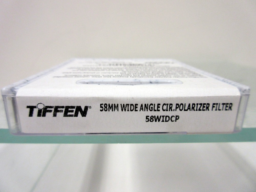 Tiffen 58mm Circular Polarizing Wide Angle (Low Profile Design) Filter 58WIDCP