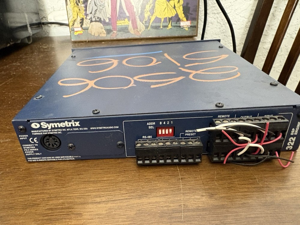 Symetrix 322 DSP Engine Audio Processor Untested
