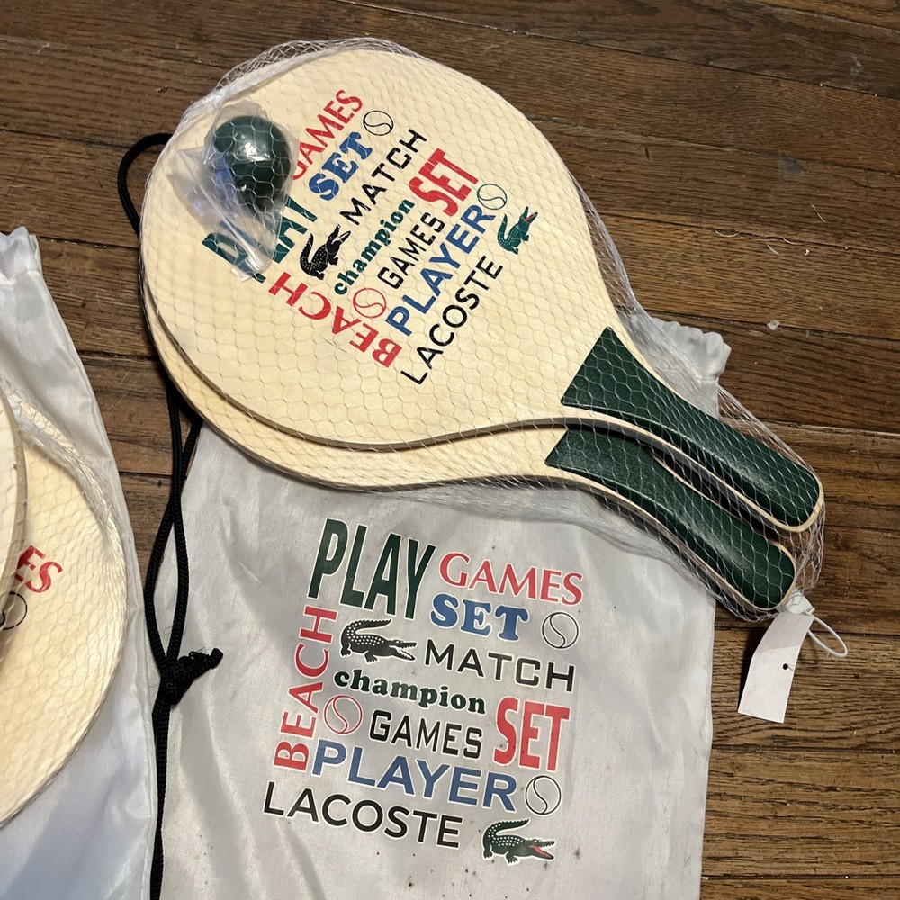 Lacoste Four Paddles Two Balls
