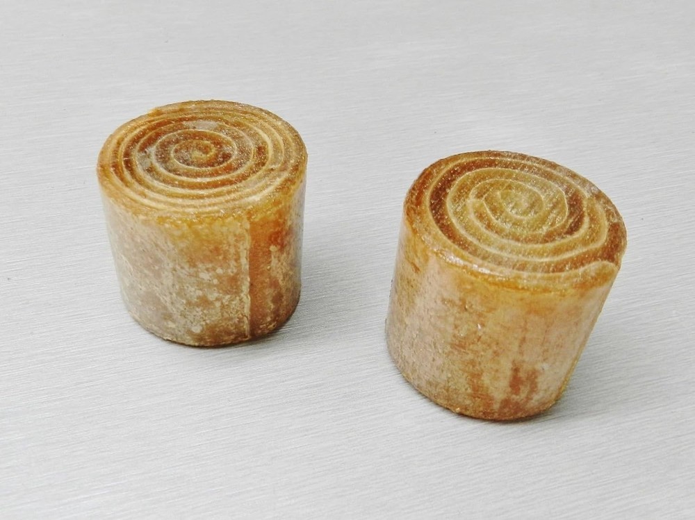 GARLAND 21004 Rawhide Mallet Face Replacement Set 2" Brown Split Head
