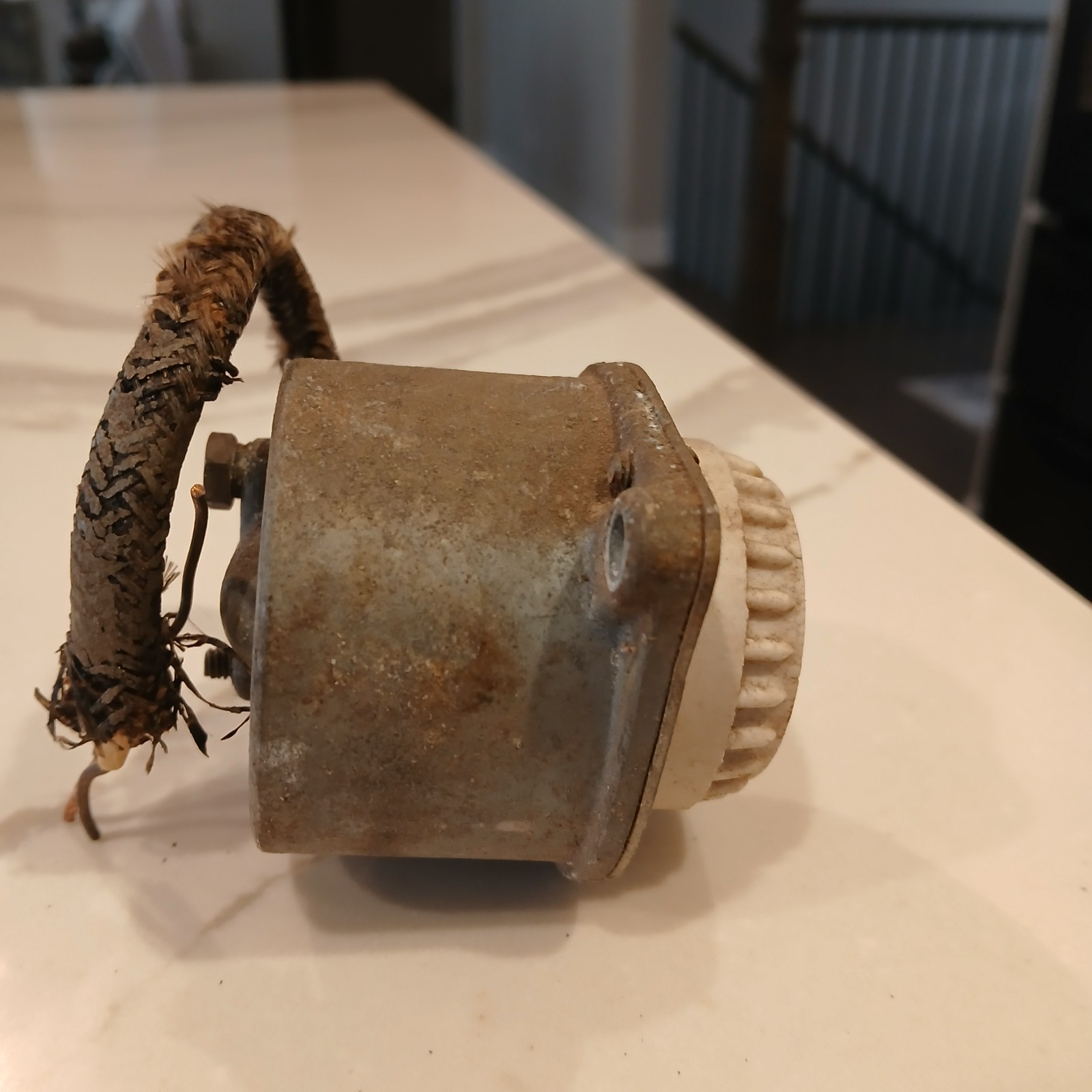 Original ECO Air Meter Light, Housing & Wire "WORKS"