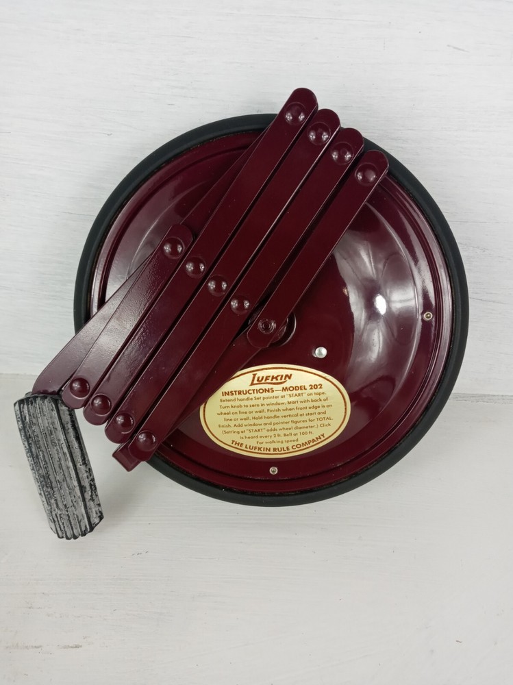 Lufkin Model 202 Rolling Measuring Tape 100ft w/ Case