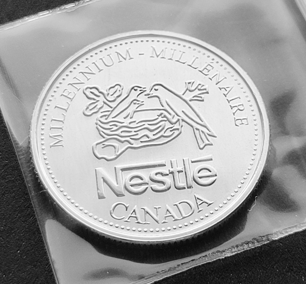 *** CANADA  1999  MILLENIUM   NESTLE  TOKEN  *** FROM  MINT  SETS ***