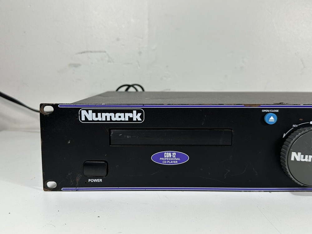 Numark CDN-12 Professional Compact Disc Player ~ Power On / No Eject / AS-IS
