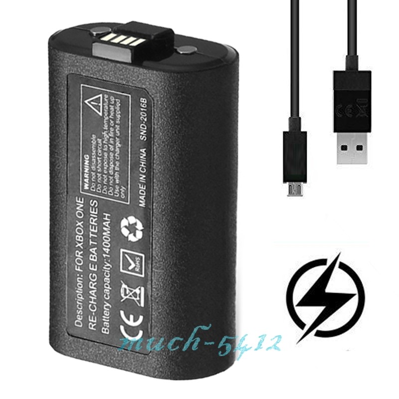 Rechargeable Battery Pack For Xbox One Series S X Controller w/ Charging Cable