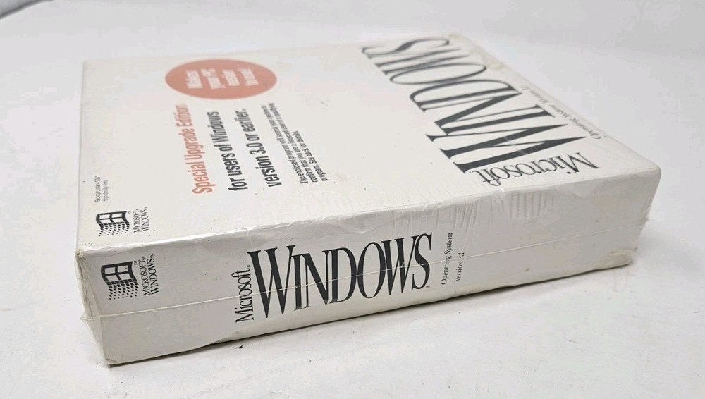 NEW SEALED Microsoft Windows Operating System Version 3.1 Special Upgrade Editio