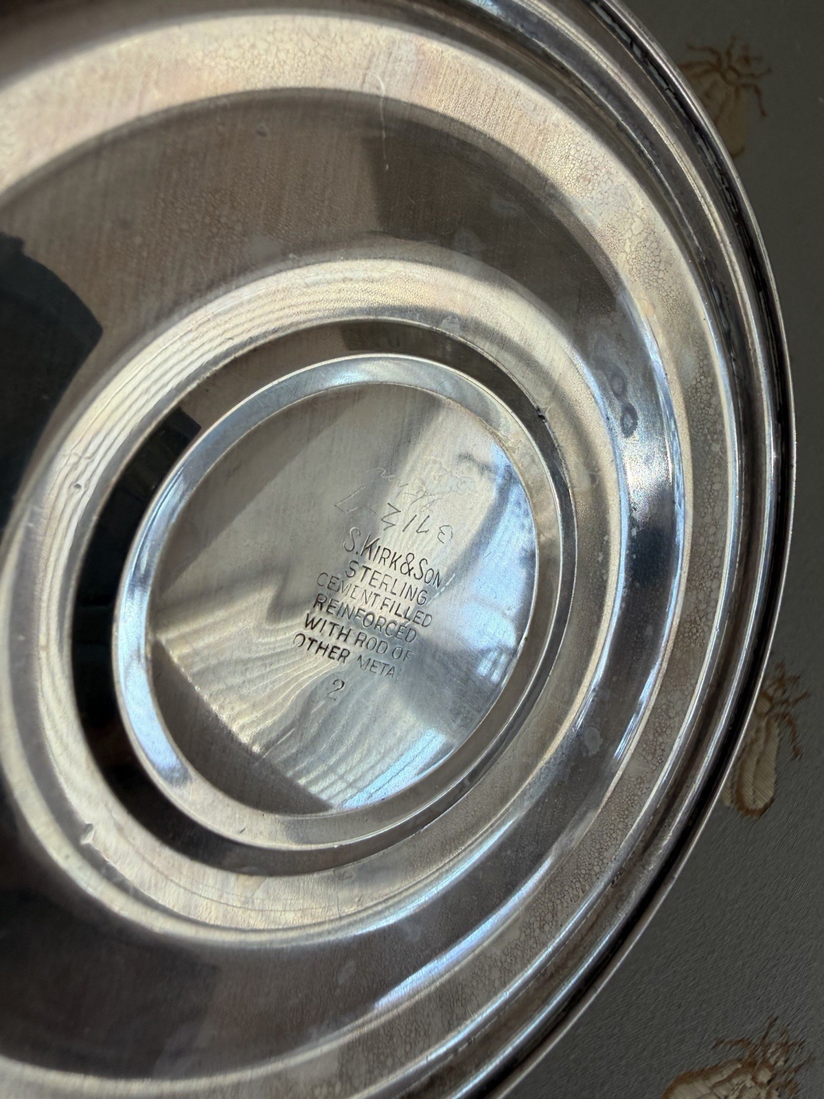 Pair of Vintage S. Kirk & Son REPOUSSE Sterling Silver Candleholders