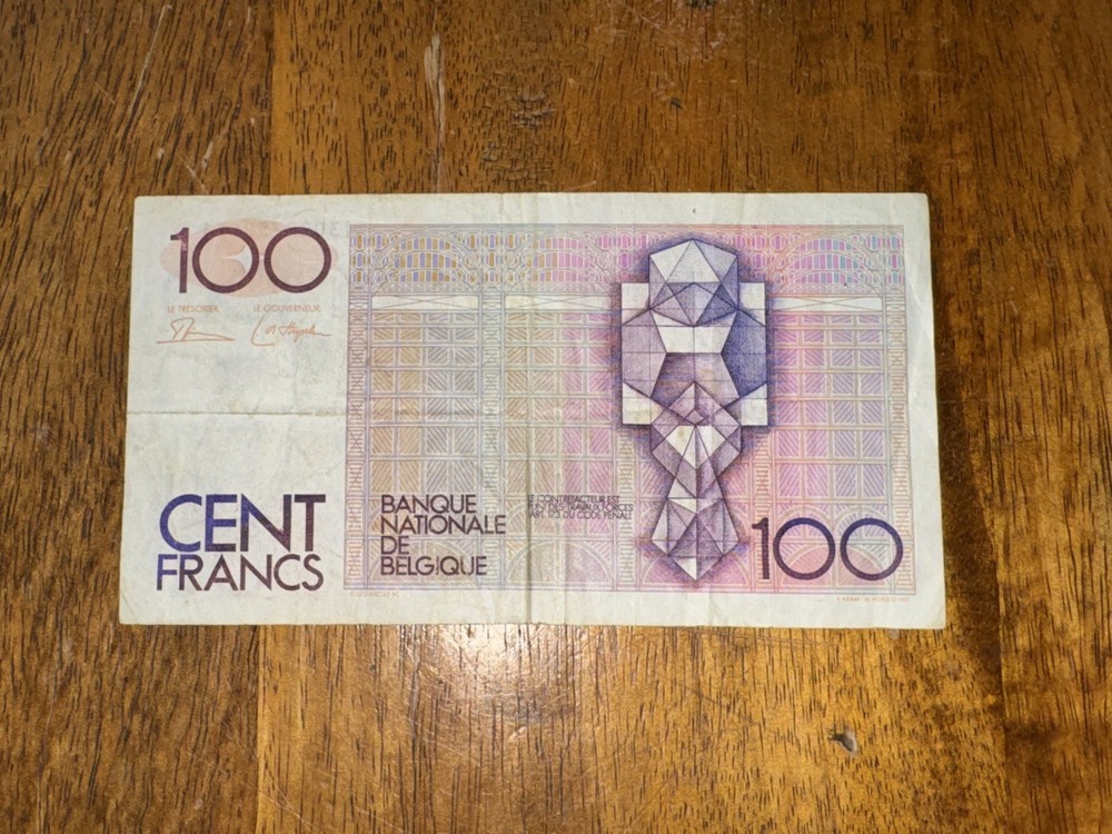 BELGIUM Banknote 100 Cent Francs