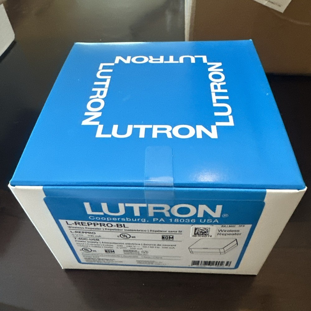 Lutron L-REPPRO-BL Wireless Repeater