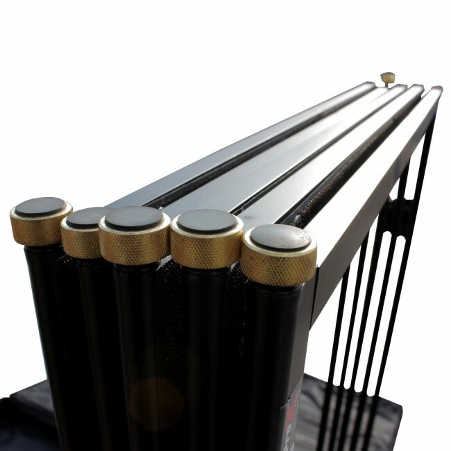 Pro X XF-5X3048B 5 Panel Black Frame DJ Facade w/Stainless Quick Release
