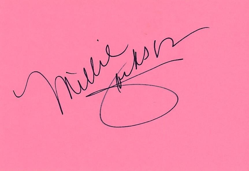 Millie Jackson- Signed Card (R&B Artist)