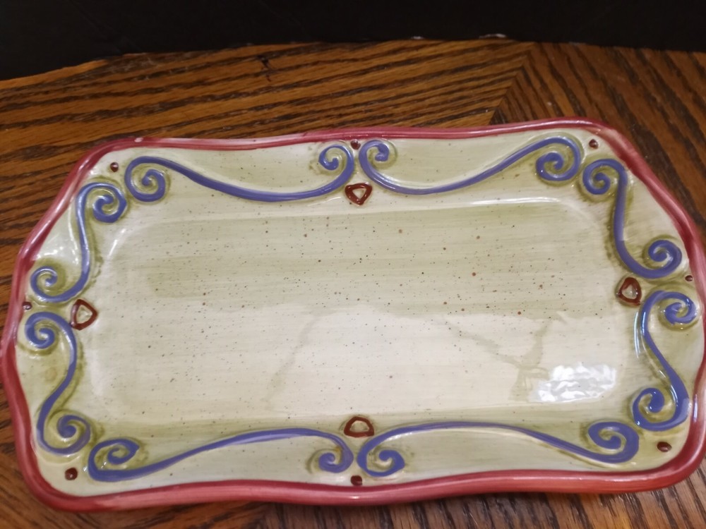 Medici Serving Tray And Pitcher Fruit Design
