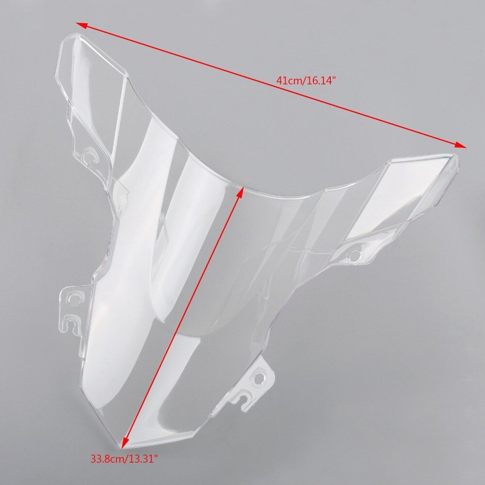 Clear Double Bubble Windscreen Windshield ABS Fit For BMW S1000RR 2015-2018