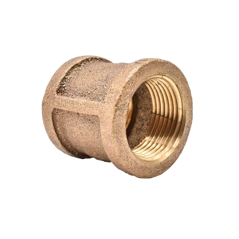 Thrifco 9318018 1/4 inch Brass Coupling