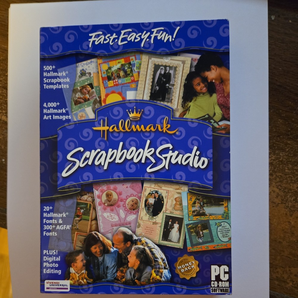 Hallmark Scrapbook Studio 2001 Windows XP/2000/98/95/ME/NT4 WSP4